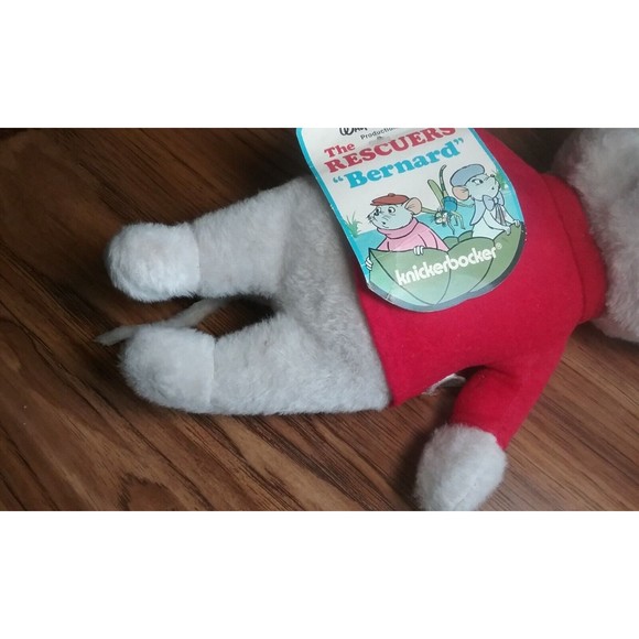 1977 The Rescuers Bernard Mouse Plush Knickerbocker Walt Disney Org. Tag - Picture 10 of 13